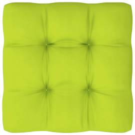 Pernă canapea din paleți, verde aprins, 70x70x12 cm, 3 image