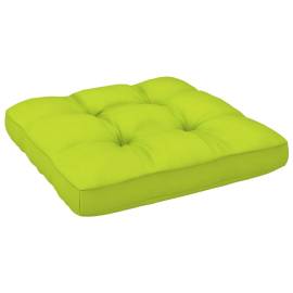 Pernă canapea din paleți, verde aprins, 70x70x12 cm, 2 image