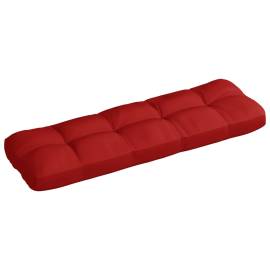 Pernă pentru canapea de grădină, roșu, 120x40x12 cm, textil