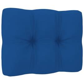 Pernă pentru canapea din paleți, albastru regal, 50x40x12 cm