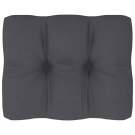 Pernă pentru canapea din paleți, antracit, 50 x 40 x 12 cm