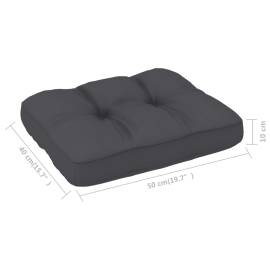 Pernă pentru canapea din paleți, antracit, 50 x 40 x 12 cm, 4 image