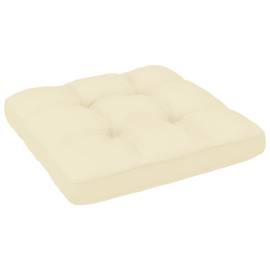 Pernă pentru canapea din paleți, crem, 60x60x12cm, 2 image