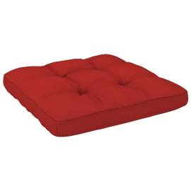 Pernă pentru canapea din paleți, roșu, 80 x 80 x 12 cm, 3 image
