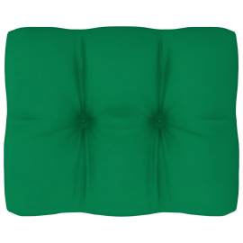 Pernă pentru canapea din paleți, verde, 50 x 40 x 12 cm