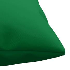 Perne decorative, 4 buc., verde, 50 x 50 cm, material textil, 5 image