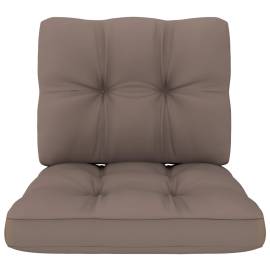 Perne pentru canapea din paleți, 2 buc., gri taupe, 3 image