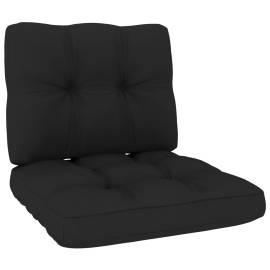Perne pentru canapea din paleți, 2 buc., negru, 2 image