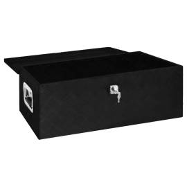 Cutie de depozitare, negru, 80x39x30 cm, aluminiu, 5 image
