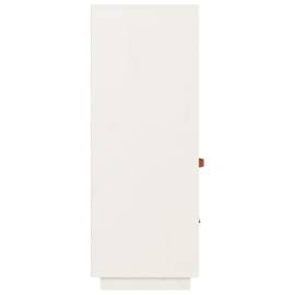 Dulap înalt, alb, 67x40x108,5 cm, lemn masiv de pin, 8 image