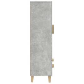 Dulap înalt, gri beton, 70x31x115 cm, lemn compozit, 8 image