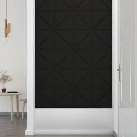 Panouri de perete 12 buc. negru 30x30 cm țesătură 1,08m², 7 image