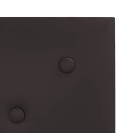 Panouri perete 12 buc. negru 30x30 cm piele ecologică 1,08 m², 6 image