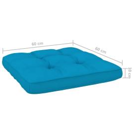 Perne canapea din paleți, 2 buc., albastru, 11 image