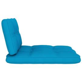 Perne canapea din paleți, 2 buc., albastru, 4 image