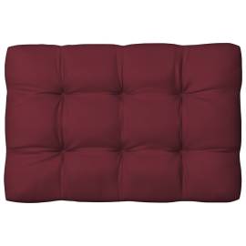 Perne canapea din paleți, 7 buc, roșu vin, 4 image