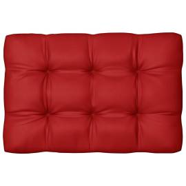 Perne canapea din paleți, 7 buc, roșu, 4 image
