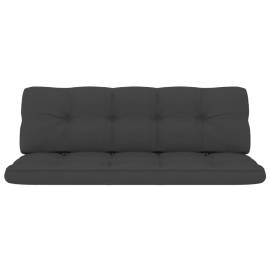 Perne de canapea din paleți, 2 buc., antracit, 2 image