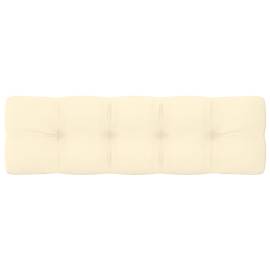 Perne de canapea din paleți, 2 buc., crem, 8 image