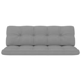 Perne de canapea din paleți, 2 buc., gri, 2 image