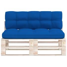 Perne pentru canapea din paleți, 2 buc., albastru regal, 3 image