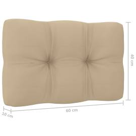 Perne pentru canapea din paleți, 2 buc., bej, 10 image