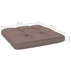 Perne pentru canapea din paleți, 2 buc., gri taupe, 11 image