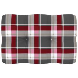 Perne pentru canapea din paleți, 2 buc., roșu carouri, 6 image