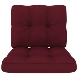 Perne pentru canapea din paleți, 2 buc., roșu vin, 3 image