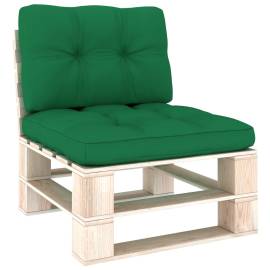 Perne pentru canapea din paleți, 2 buc., verde