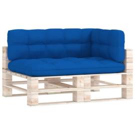 Perne pentru canapea din paleți, 3 buc., albastru regal, 2 image