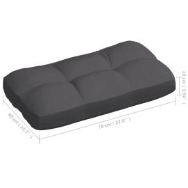 Perne pentru canapea din paleți, 3 buc., antracit, 10 image