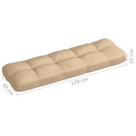 Perne pentru canapea din paleți, 3 buc., bej, 9 image