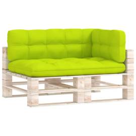 Perne pentru canapea din paleți, 3 buc., verde aprins, 2 image