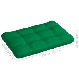 Perne pentru canapea din paleți, 3 buc., verde, 8 image