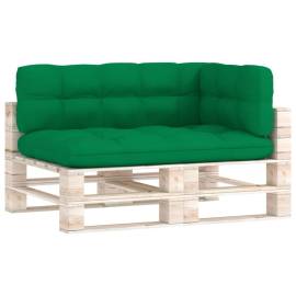 Perne pentru canapea din paleți, 3 buc., verde, 2 image