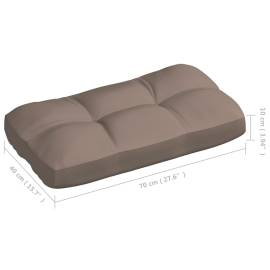 Perne pentru canapea din paleți, 5 buc., gri taupe, 9 image