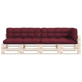 Perne pentru canapea din paleți, 5 buc., roșu vin, 3 image