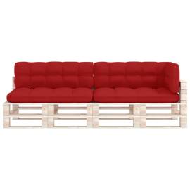 Perne pentru canapea din paleți, 5 buc., roșu, 3 image