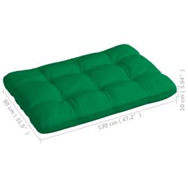Perne pentru canapea din paleți, 5 buc., verde, 8 image