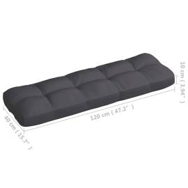 Perne pentru canapea din paleți, 7 buc., antracit, 9 image