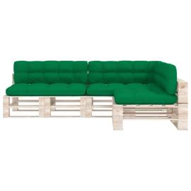 Perne pentru canapea din paleți, 7 buc., verde, 3 image