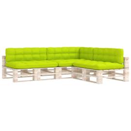 Perne pentru canapea din paleți, 7 buc, verde crud, 2 image