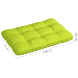Perne pentru canapea din paleți, 7 buc, verde crud, 8 image