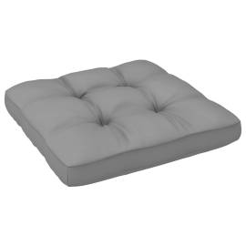 Pernă pentru canapea din paleți, gri, 58 x 58 x 10 cm, 3 image