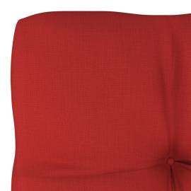 Pernă pentru canapea din paleți, roșu, 58x58x10cm, 4 image