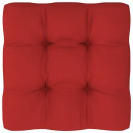 Pernă pentru canapea din paleți, roșu, 58x58x10cm, 2 image