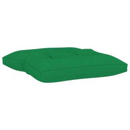 Pernă pentru taburet din paleți, verde, material textil, 2 image