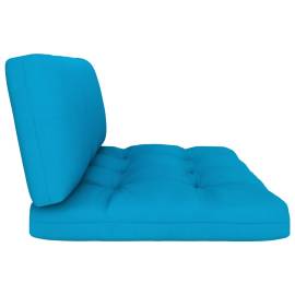 Perne canapea din paleți 2 buc. albastru, 4 image