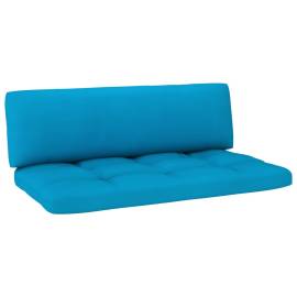 Perne canapea din paleți 2 buc. albastru, 2 image